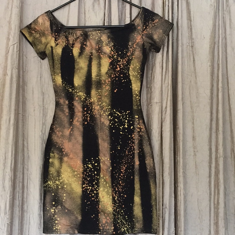 Short sleeve sexy mini bodycon
